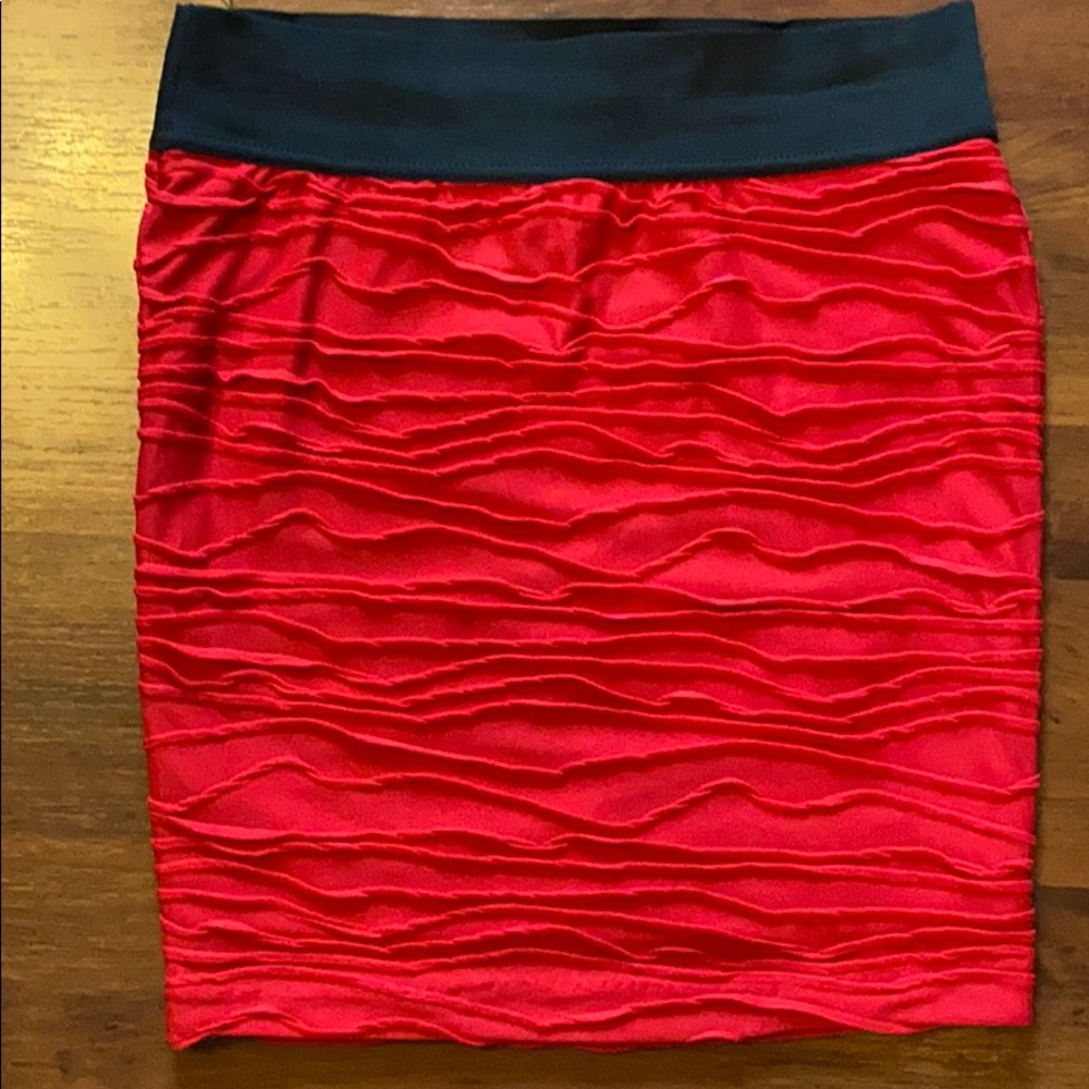 EUC Red skirt